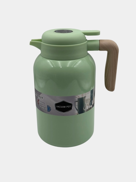Vakuumli Termopot 2000 ml, Zanglamaydigan po‘lat, Issiq va sovuq uchun termos choynak