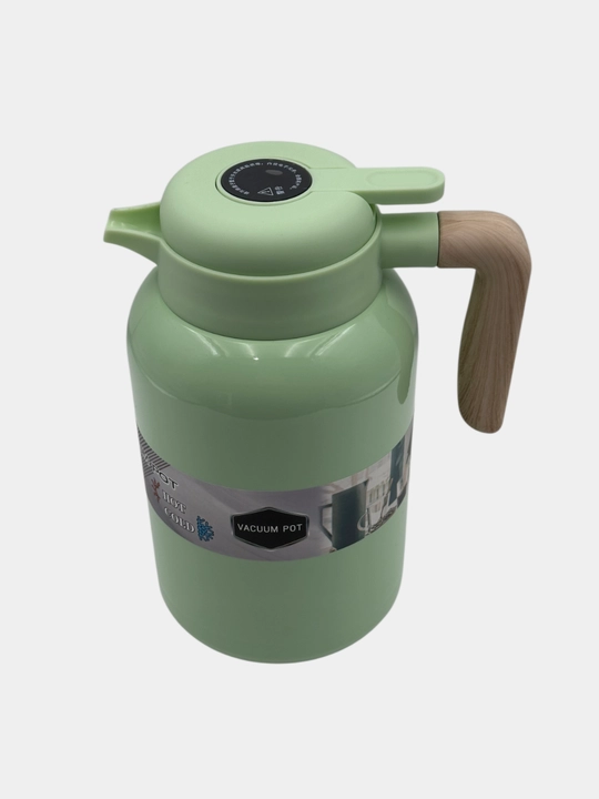 Vakuumli Termopot 2000 ml, Zanglamaydigan po‘lat, Issiq va sovuq uchun termos choynak