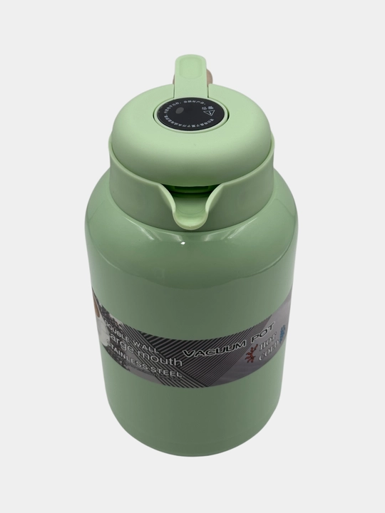 Vakuumli Termopot 2000 ml, Zanglamaydigan po‘lat, Issiq va sovuq uchun termos choynak