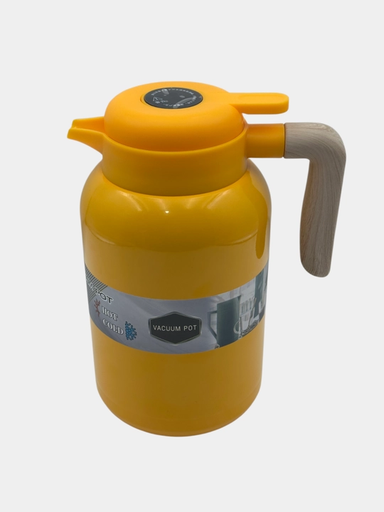 Vakuumli Termopot 2000 ml, Zanglamaydigan po‘lat, Issiq va sovuq uchun termos choynak