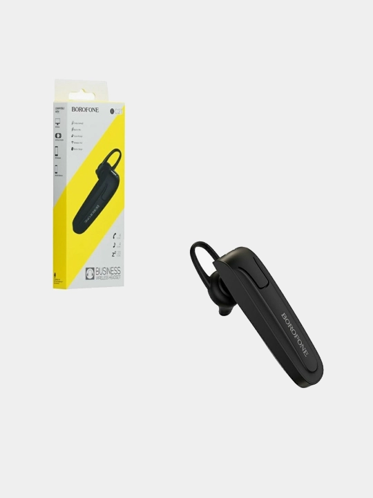 Беспроводная гарнитура моно Borofone BC21 Bluetooth 5.0 черная - 