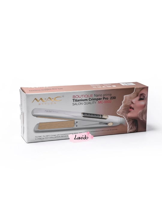 Professional soch uchun gafri dazmol MAC Stayler MC-5502, keramik plastinali