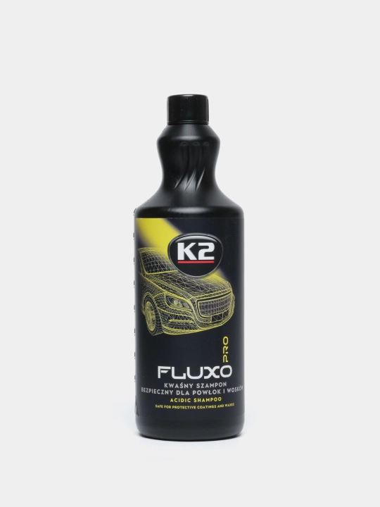 Keramika uchun kislotali avtomobil shampunu K2 FLUXO PRO 1L - 