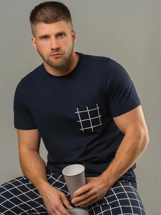 Erkaklar uchun pijama, paxta