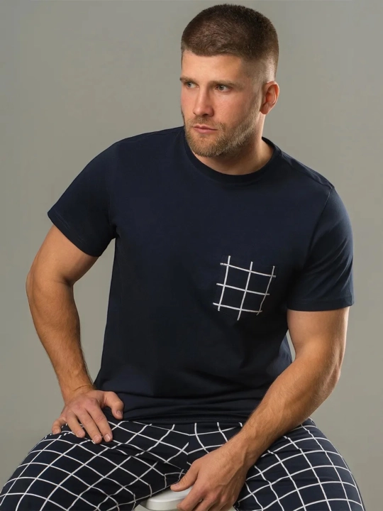 Erkaklar uchun pijama, paxta