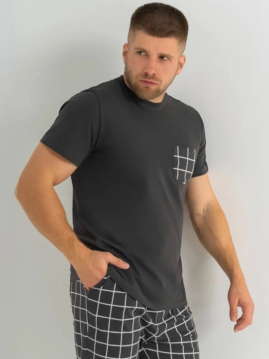 Erkaklar uchun pijama, paxta