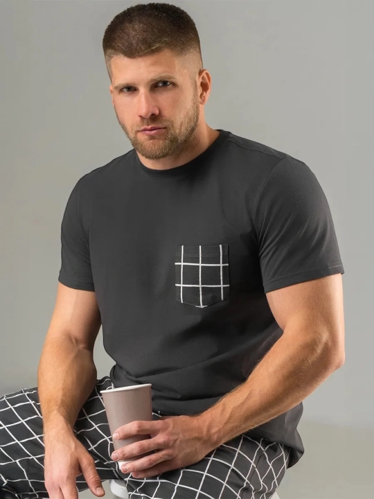 Erkaklar uchun pijama, paxta