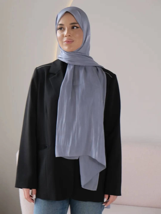 Organza sharf, ayol va qizlar uchun, ro'mol, hijob, 175 x 75 sm - 