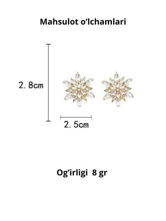 Zirak, qor uchqunli chinnigul zirak, marvarid, Koreyacha stil