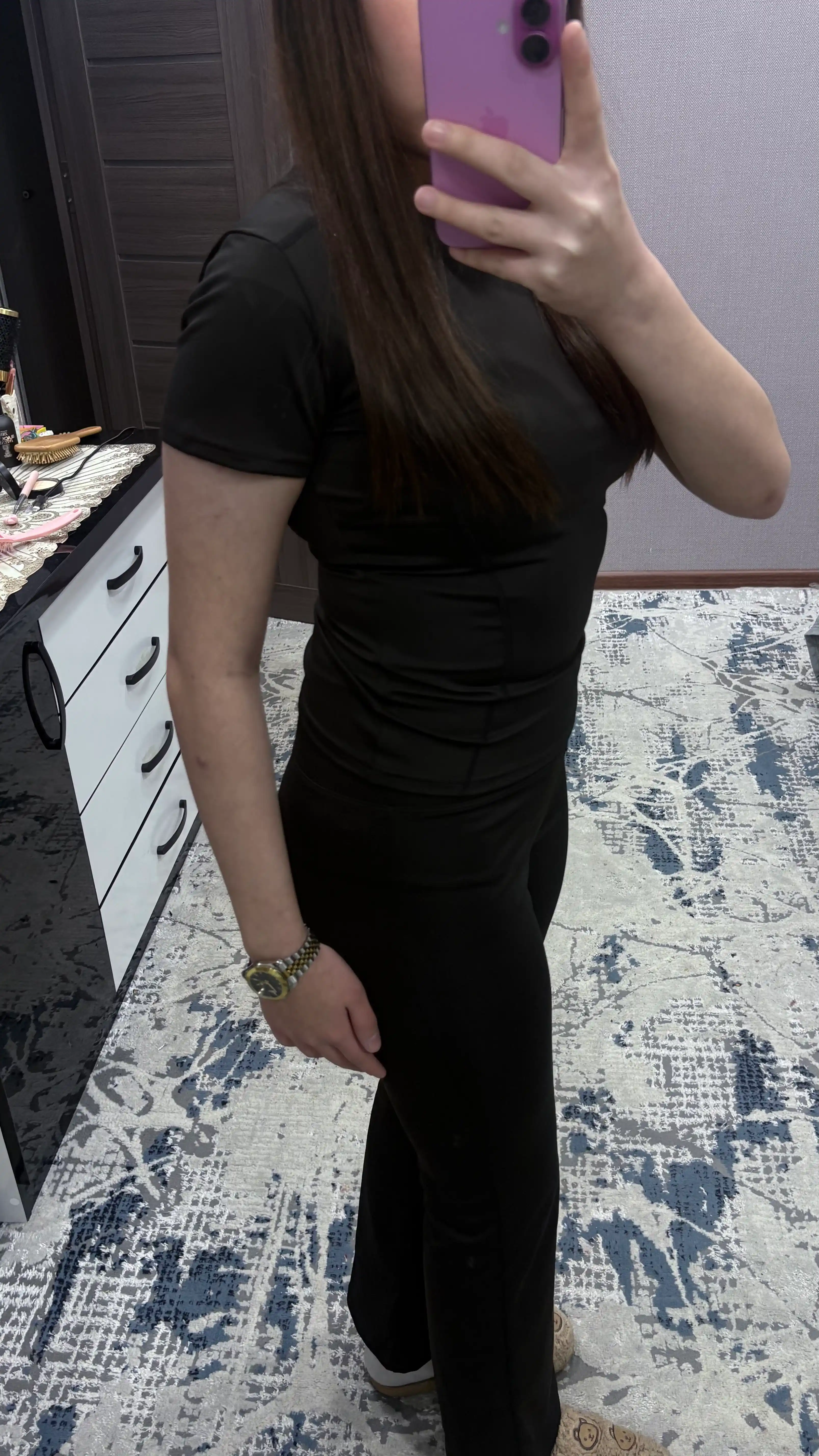 Фитнес одежда, SlimFit женская спортивная, рашгард, футболка