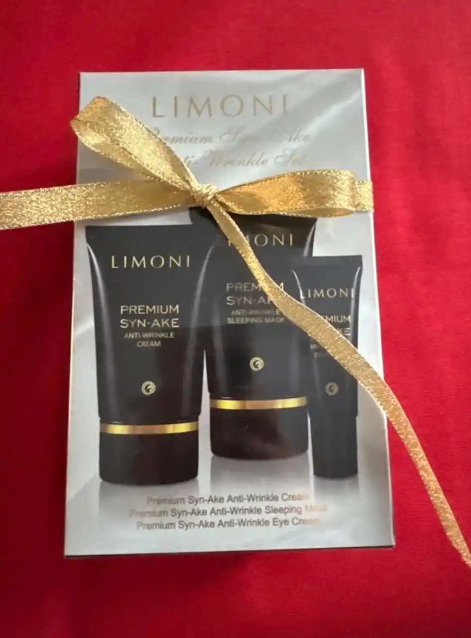 Набор LIMONI Syn-Ake Anti-Wrinkle крем 50 ml + крем для век 25 ml + ночная маска 50 мл