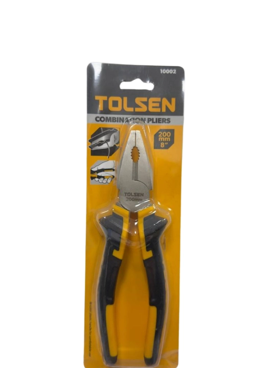 TOLSEN 160/180/200 mm kombinatsiyalangan omburlari, CrV po‘latidan, professional