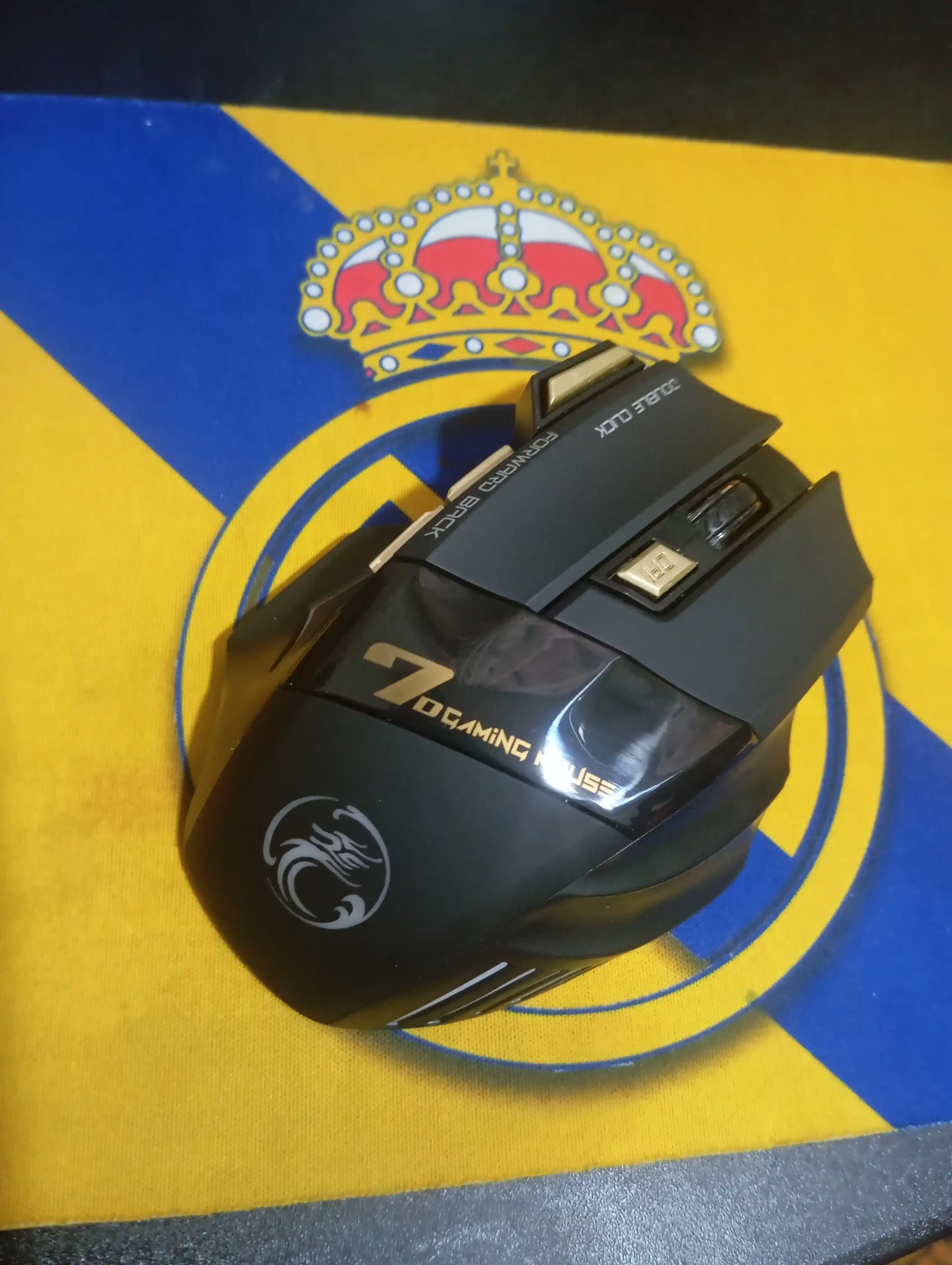 Игровая мышка iMICE GW-X7, беспроводная 2.4G, 3200 DPI, RGB, 7 кнопок, тихий клик, Type-C