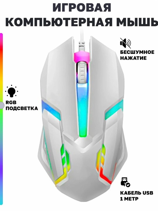 Проводная компьютерная мышь — USB, точность и комфорт
