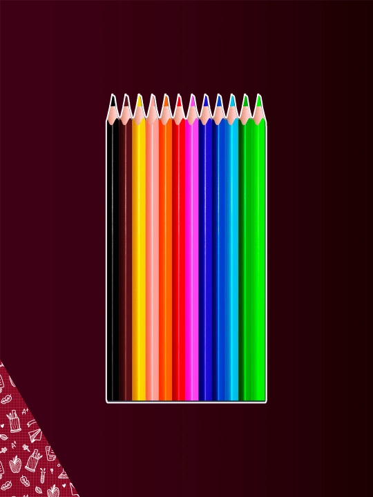 12 dona yuqori quvvatli qalamlar Maped COLOR'PEPS STRONG 862712