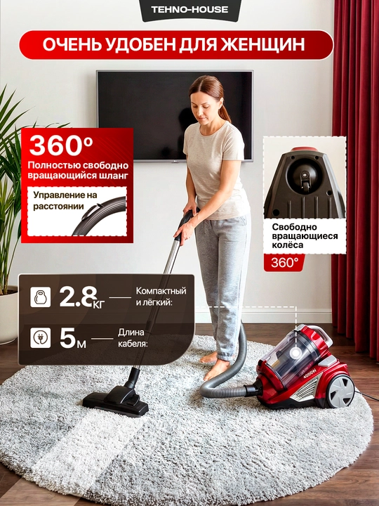 Changyutgich Samsung Vacuum Cleaner PSS-430 quvvatli 4000W hajmi 4 litr, HEPA filtr