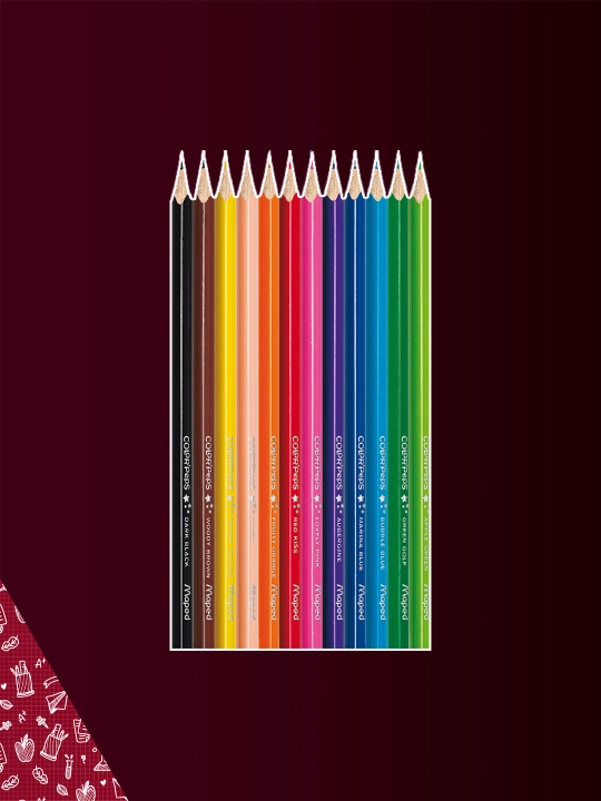 ColorPeps Yulduz rangli qalam, 12 ranglar