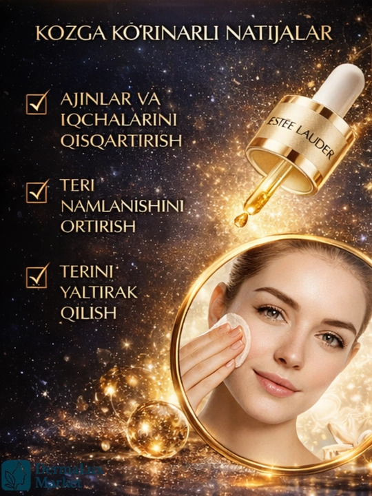 Yuz terisini tiklash uchun tungi serum Estée Lauder Advanced Night Repair,Ajinlarga qarshi