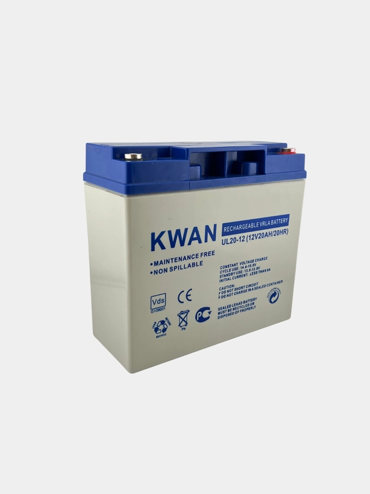 KWAN UL20-12 akkumulyator batareyasi, 12V 20Ah, germetik qo‘rg‘oshin-kislotali