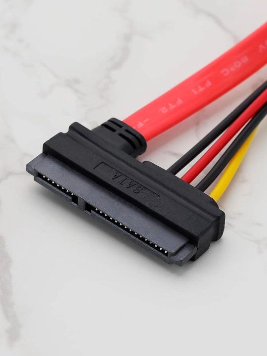 HDD/SSD ni kompyuterga ulash uchun SATA Molex 7+15pin kabeli