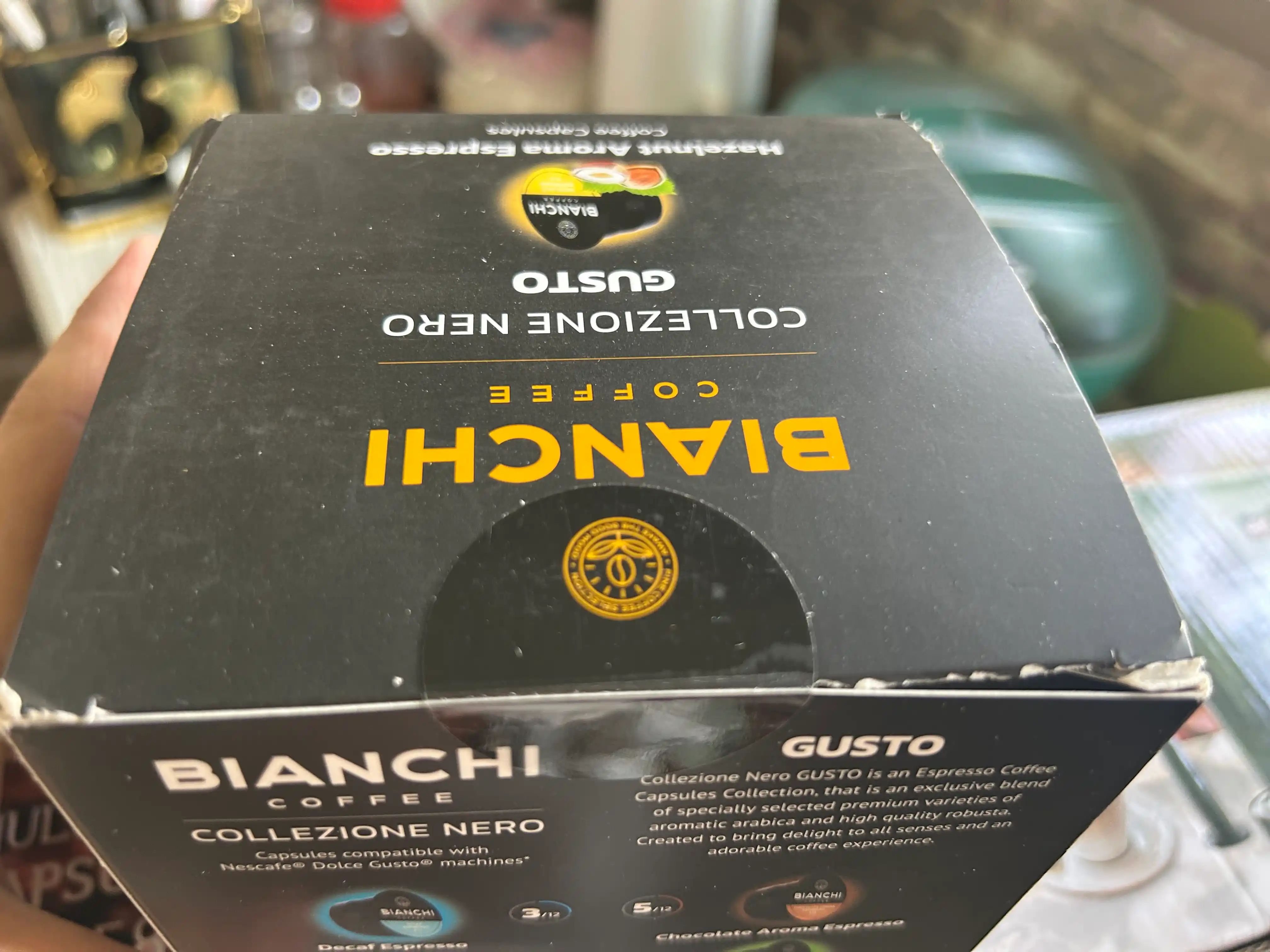 Qahva kapsulasi "Bianchi Gusto Hazelnut Aroma Espresso" 16 kapsula