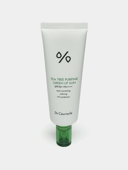 Солнцезащитный крем Dr.Ceuracle Tea Tree Purifine Green Up Sun - 