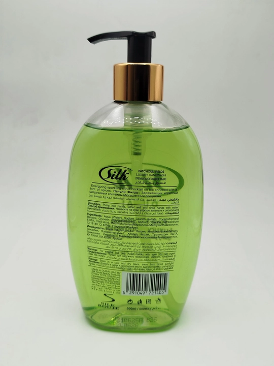 Silk Luxury qo‘l uchun suyuq sovuni, 500 ml - пачуli ifori