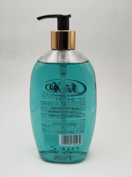 Silk Luxury qo‘l uchun suyuq sovuni, 500 ml - dengiz musaffoligi ifori
