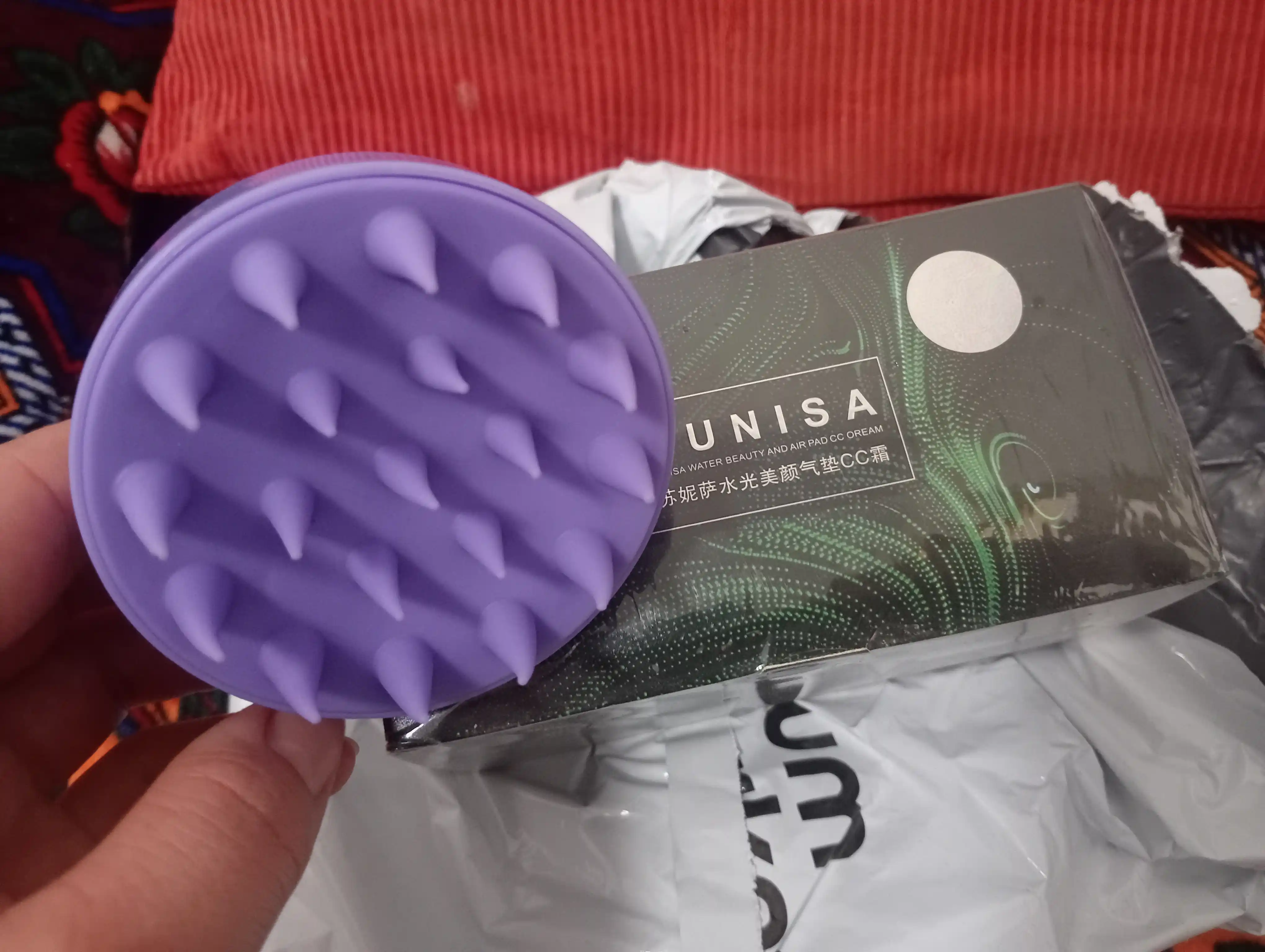 Tonal krem "Sunisa", yuz uchun, kushon suvga chidamli, tabiiy CC-kremi, 20 g