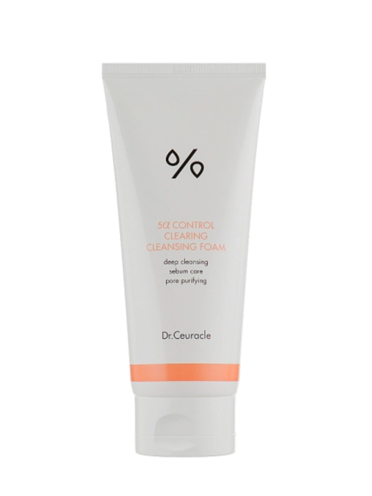 Крем-пенка для лица Dr.Ceuracle 5A Control Clearing Cleansing Foam - 
