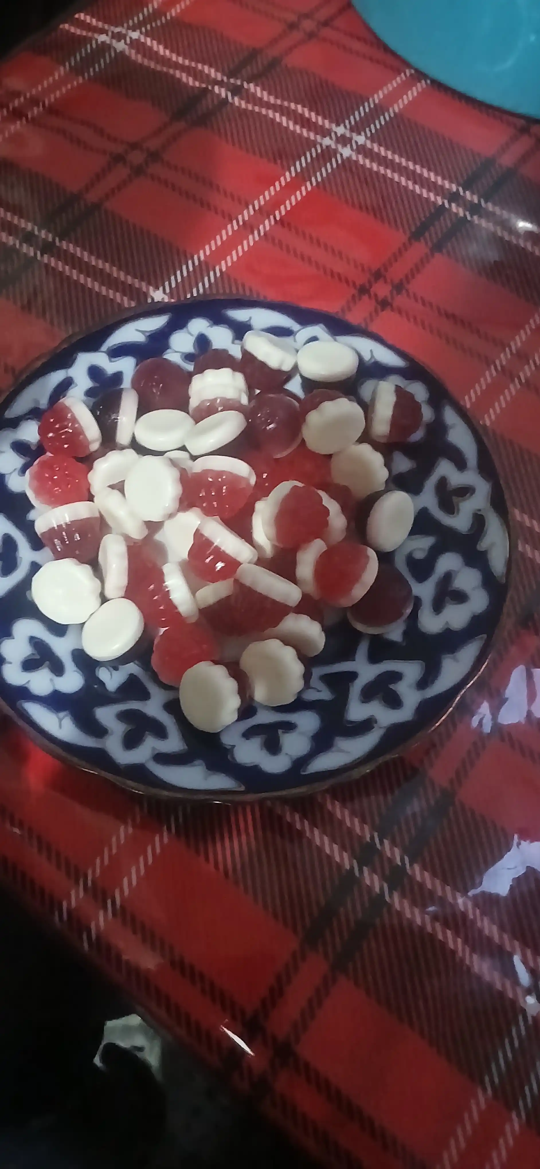 Chaynaladigan marmelad Mayama, qaymoqli malina va chernika ta'mi bilan, 500 g