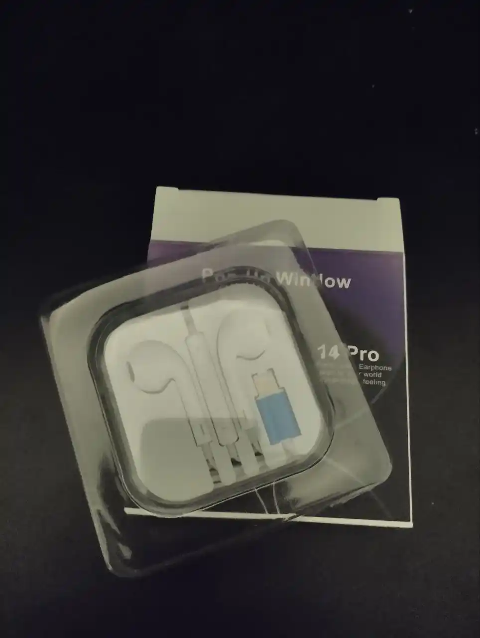 SIMLI iPhone quloqchinlari — Pop-Up mikrofon, Lightning kabel, tiniq ovoz