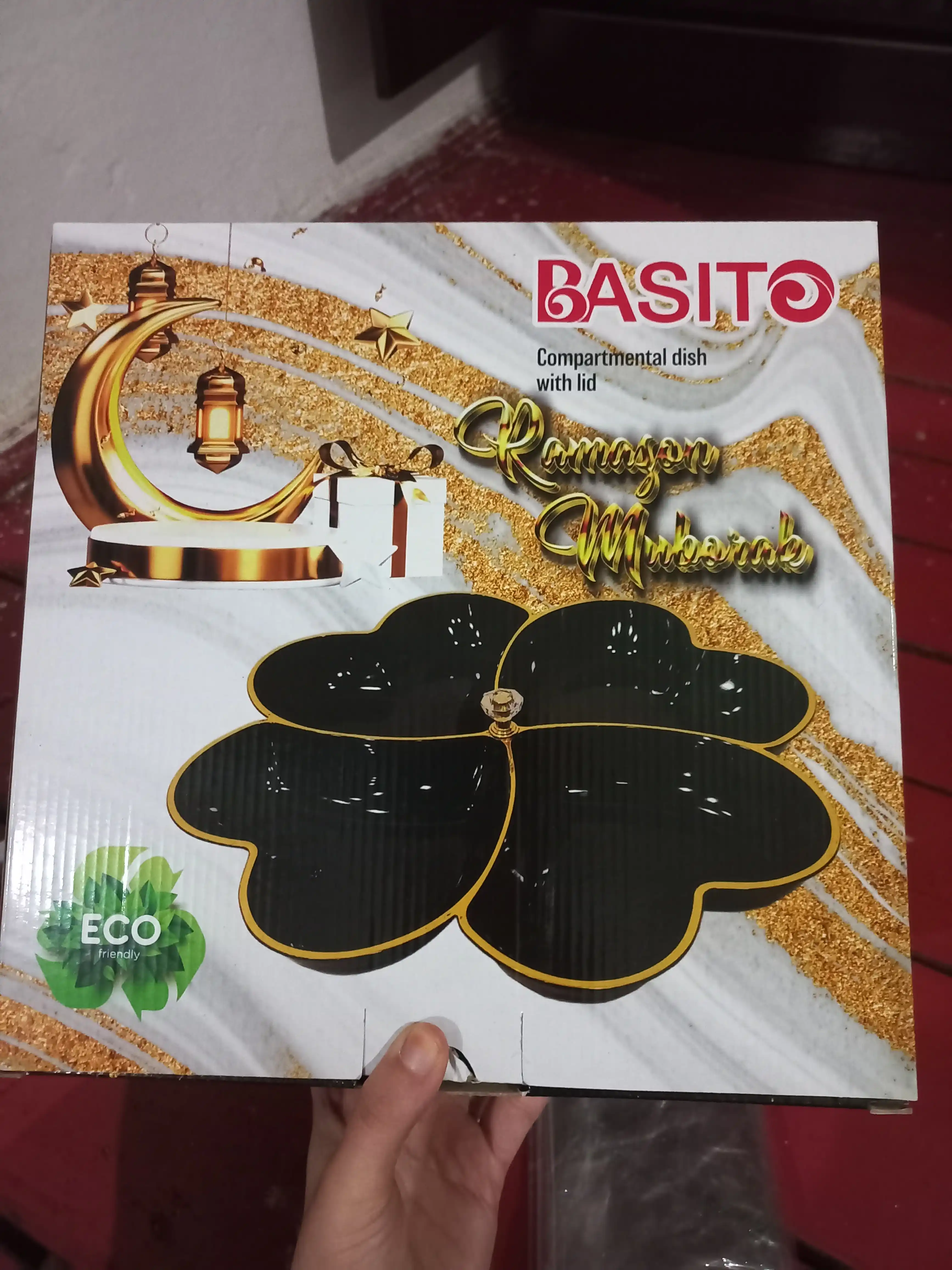 Qopqoqli menager, xurmo va quritilgan mevalar uchun idish, plastik