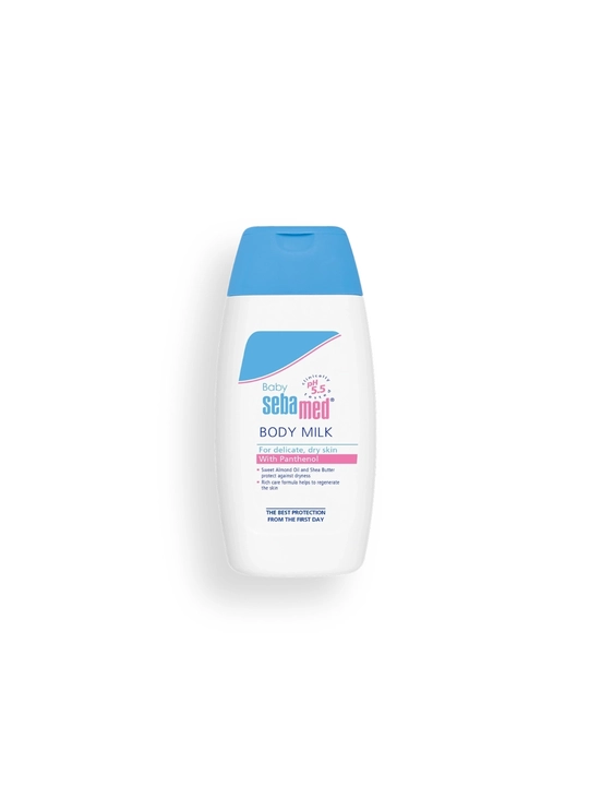 Детское молочко для тела Sebamed Baby Body Milk с пантенолом и маслами