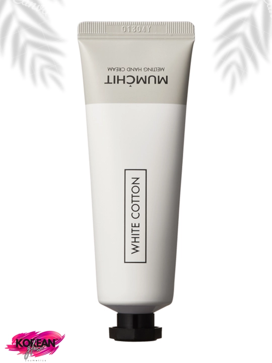 MUMCHIT Melting Hand Cream — qo'l uchun parfyumlangan krem (Purple Musk / White Cotton)