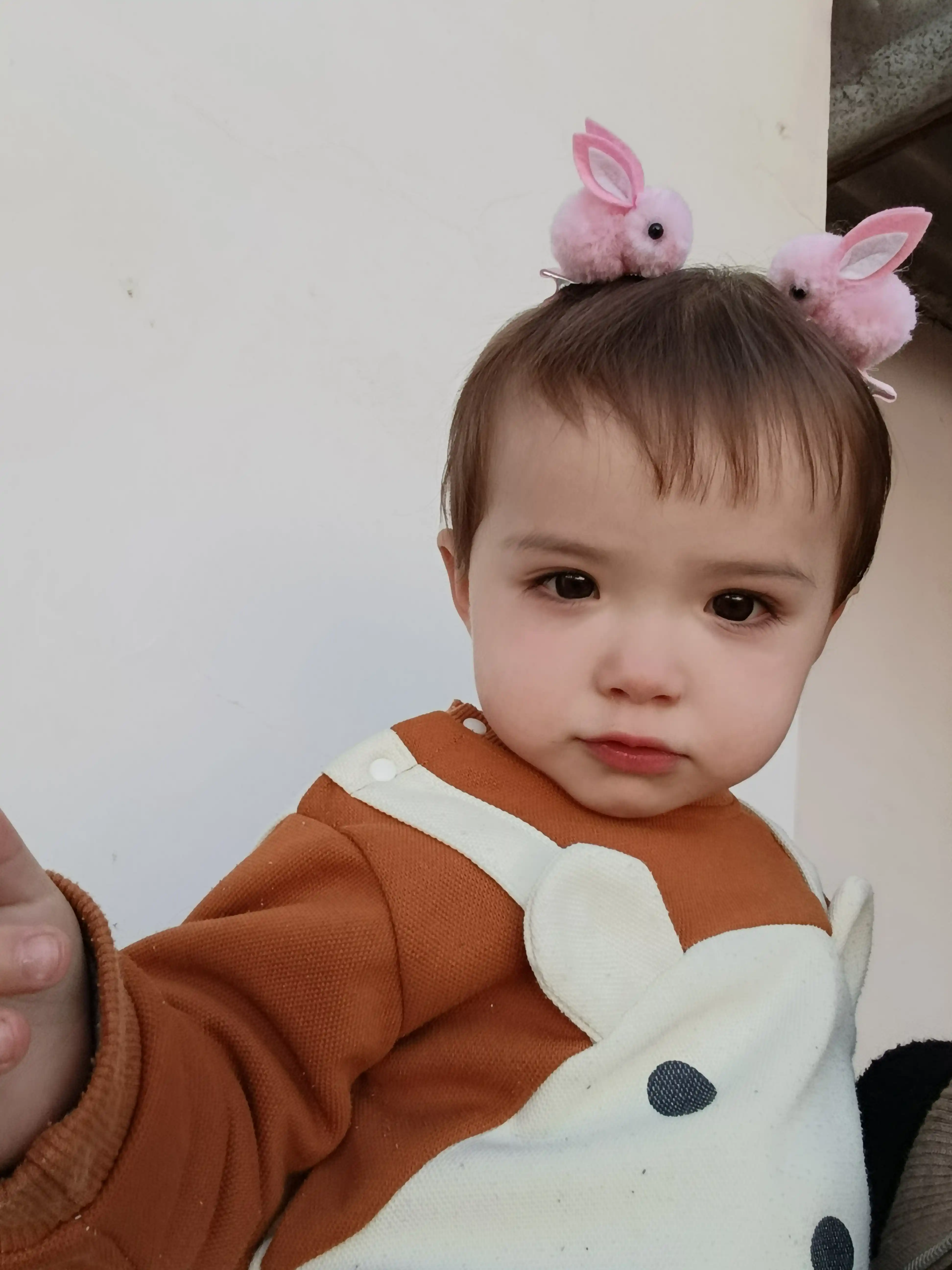 Yoqimli quyon shaklidagi soch qisqich. Turmaklar uchun ishonchli aksesuar,to'plamda 2 dona