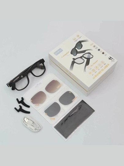 AI SMART GLASSES AIMB-G1 — Умные очки с камерой и наушниками