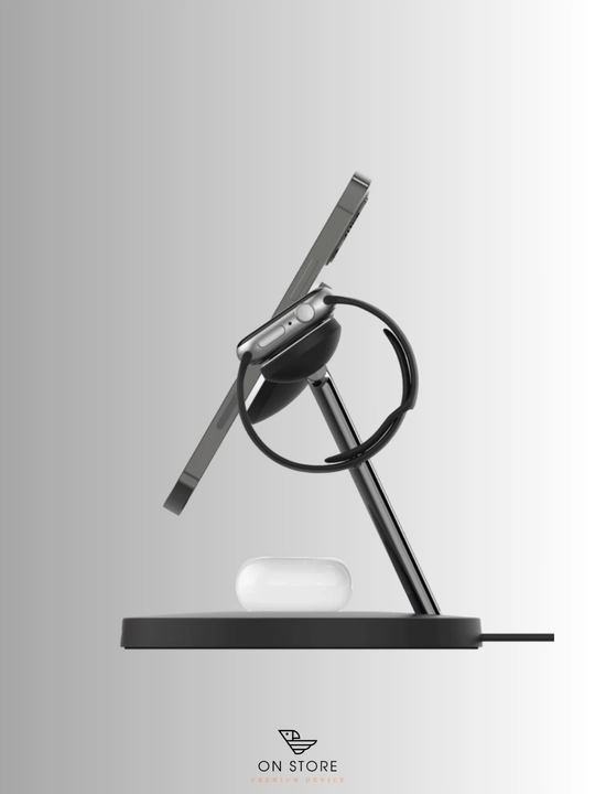 Belkin Boost Charge Pro 3-tasi-1 da MagSafe iPhone - Apple va AirPods uchun simsiz zaryadlovchi