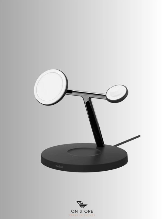Belkin Boost Charge Pro 3-tasi-1 da MagSafe iPhone - Apple va AirPods uchun simsiz zaryadlovchi