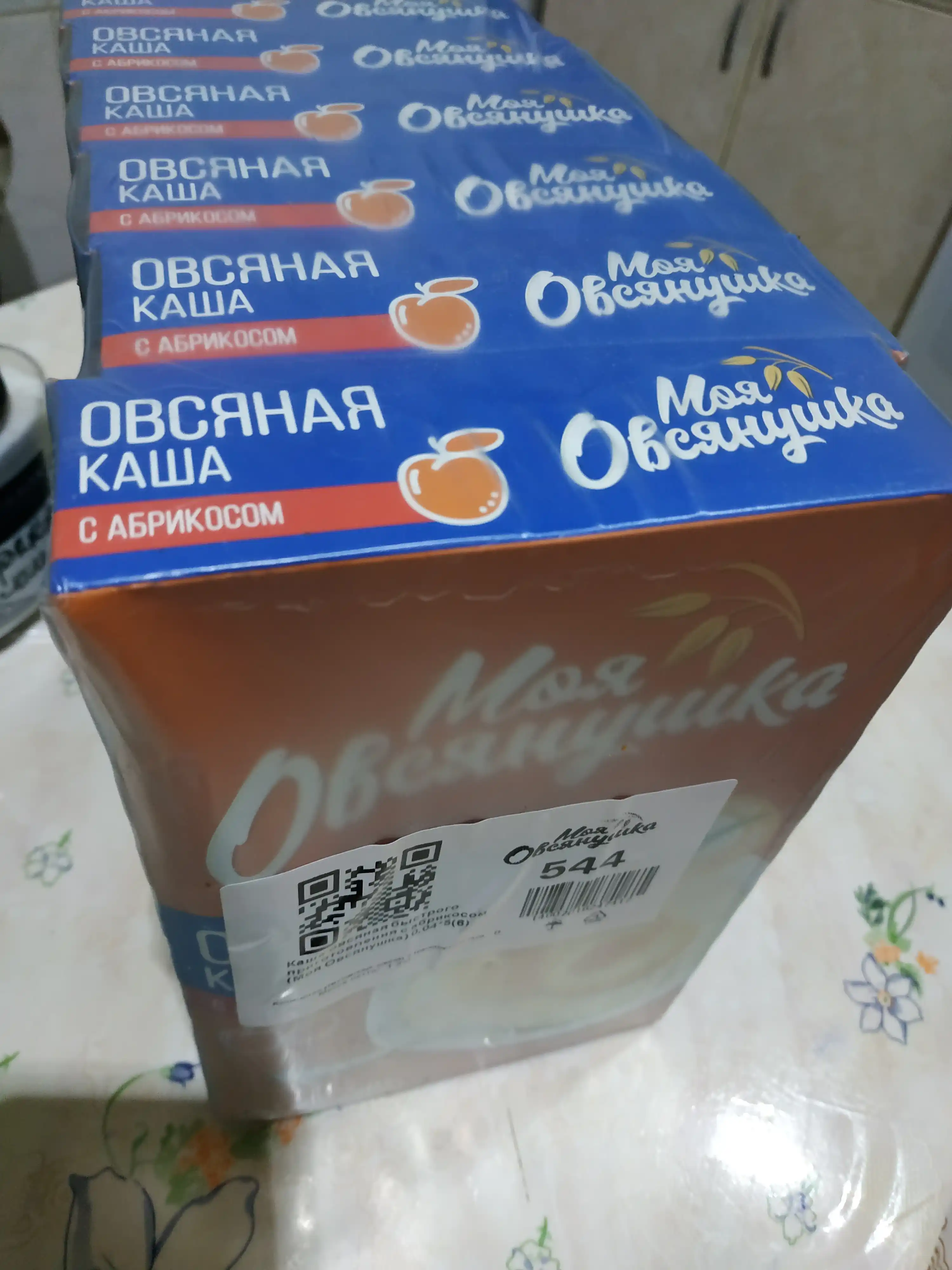 Suli bo'tqasi Увелка, o'rik bilan, 5 * 40 g