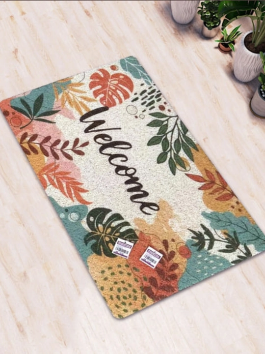 Придверный коврик Welcome, 40 × 60 см —  ПВХ ковёр для защиты от грязи и влаги