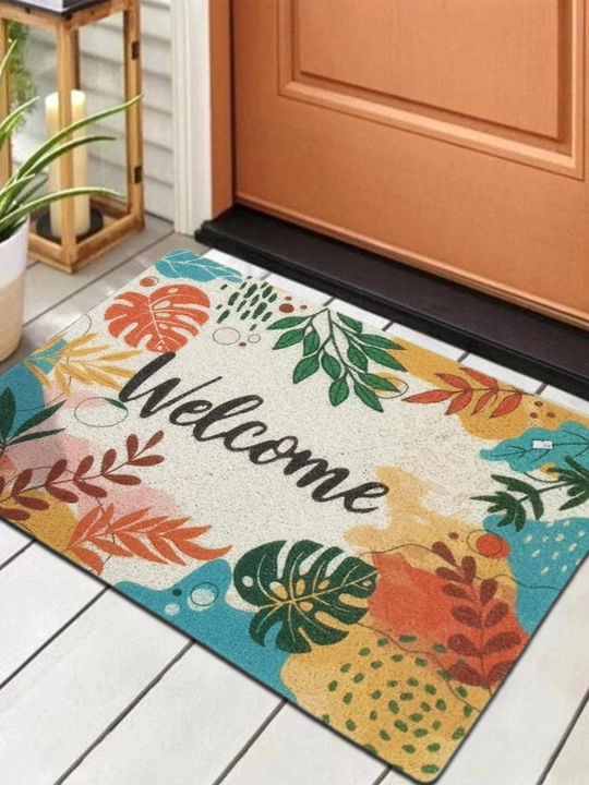 Welcome kirish uchun poristiy kovrik 40×60 sm — eshik oldi uchun PVX gilamcha