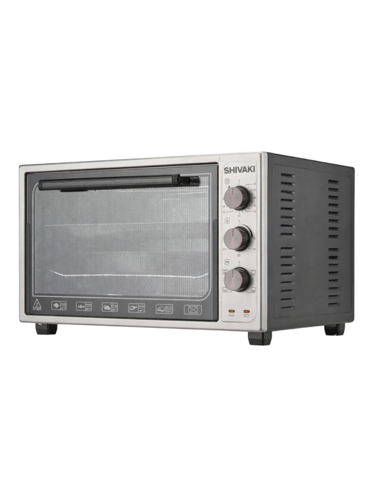 Elektr mini-pech 36 l Shivaki 3618 L — konveksiyali pech, oshxona uchun, inox