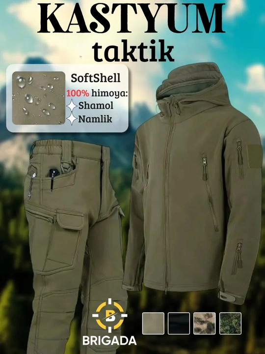 Тактический мужской костюм Softshell 5.11
