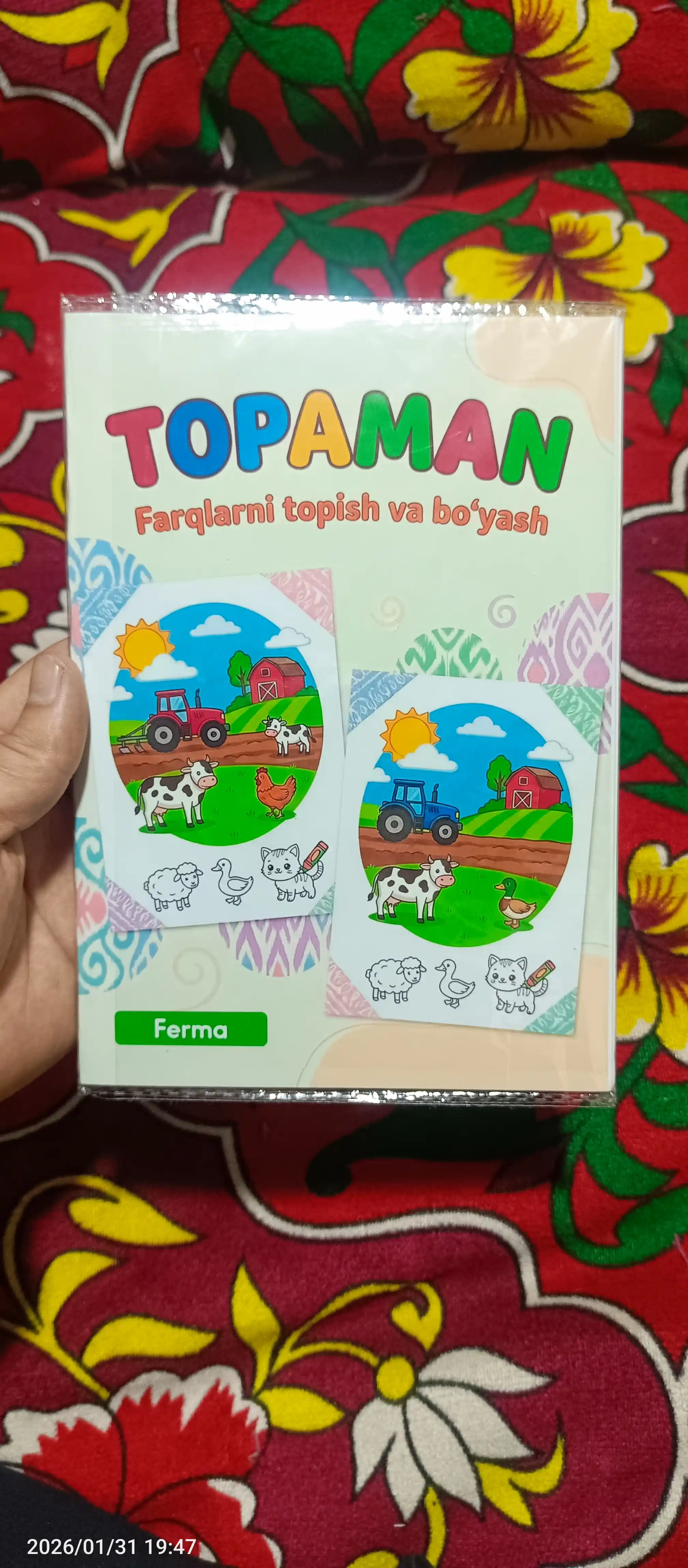 Topaman — Farqlarni topish va bo‘yash