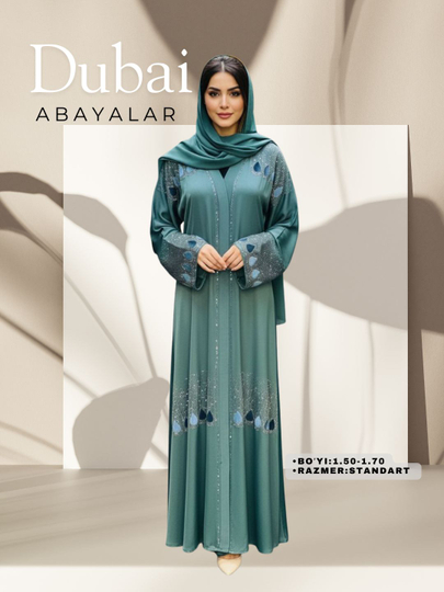 Безупречно выполненные дубайские абаи ABAYA+SHARF для праздников свадеб хаджа и особых дне - 