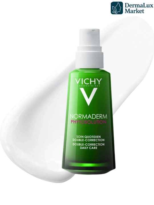 Крем против акне Vichy Normaderm для жирной, проблемной кожи, лёгкая текстура, уменьшает акне