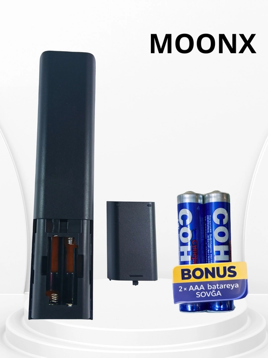 Moonx Smart TV uchun masofadan boshqarish pulti, LED televizorlar uchun universal IR pult