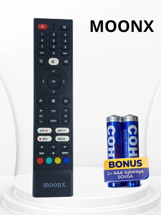 Пульт дистанционного управления Moonx для Smart TV, универсальный ИК пульт для LED тв - 