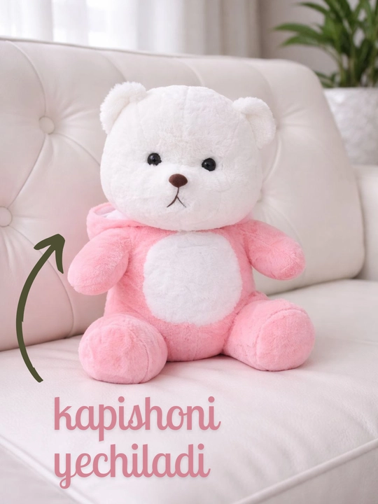 Kattalar va bolalar uchun yumshoq o‘yinchoq, panda, ctich, ayiqcha